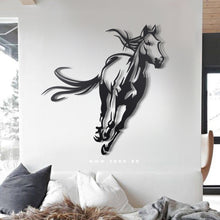 Load image into Gallery viewer, Horse Wall Art لوحة الخيل - Premium ( Metal ) ( HZN23 )
