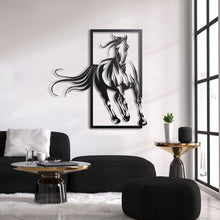 Load image into Gallery viewer, Horse Wall Art لوحة الخيل - Premium ( Metal ) ( HZN21 )
