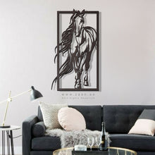 Load image into Gallery viewer, Horse Wall Art لوحة الخيل - Basic ( Wood &amp; Acrylic ) ( HZN012 )
