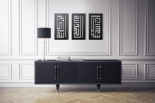 Load image into Gallery viewer, Subhanallah + Alhamdulillah Allahu +Akbar Wall Art سبحان الله و الحمد لله و الله أكبر - Basic / Premium ( 3pc Set ) ( SHKZN01 )
