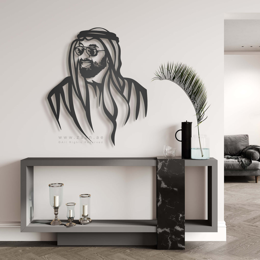 Sheikh Tahnoon bin Zayed  الشيخ طحنون بن زايد آل نهيان - Premium ( Metal )