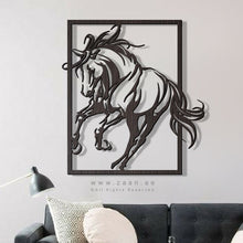 Load image into Gallery viewer, Horse Wall Art لوحة الخيل - Basic ( Wood &amp; Acrylic )  ( HZN014 )
