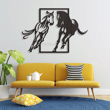 Load image into Gallery viewer, Horses Wall Art لوحة الخيول - Basic ( Wood &amp; Acrylic ) ( HZN09 )
