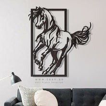 Load image into Gallery viewer, Horse Wall Art لوحة الخيل - Basic ( Wood &amp; Acrylic ) ( HZN26 )
