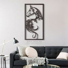 Load image into Gallery viewer, Horse Wall Art لوحة الخيل - Basic ( Wood &amp; Acrylic ) ( HZN016 )
