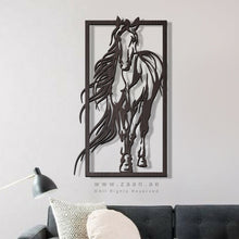 Load image into Gallery viewer, Horse Wall Art لوحة الخيل - Basic ( Wood &amp; Acrylic ) ( HZN012 )
