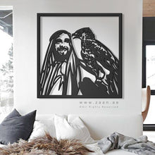 Load image into Gallery viewer, Sheikh Zayed bin Sultan Al Nahyan الشيخ زايد بن سلطان آل نهيان - Basic ( Wood &amp; Acrylic )
