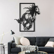 Load image into Gallery viewer, Horse Wall Art لوحة الخيل - Basic ( Wood &amp; Acrylic ) ( HZN20 )
