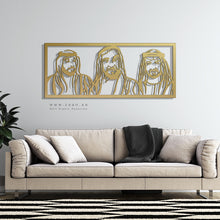 Load image into Gallery viewer, Sheikh Zayed, Sheikh Khalifa &amp; Sheikh Mohammed الشيخ زايد &amp; الشيخ خليفة &amp; الشيخ محمد - Basic ( Wood &amp; Acrylic )
