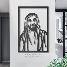 Load image into Gallery viewer, Sheikh Zayed bin Sultan Al Nahyan الشيخ زايد بن سلطان آل نهيان - Basic ( Wood &amp; Acrylic )

