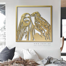 Load image into Gallery viewer, Sheikh Zayed bin Sultan Al Nahyan الشيخ زايد بن سلطان آل نهيان - Basic ( Wood &amp; Acrylic )
