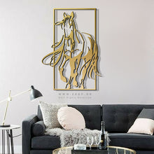 Load image into Gallery viewer, Horse Wall Art لوحة الخيل - Basic ( Wood &amp; Acrylic ) ( HZN28 )
