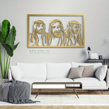 Load image into Gallery viewer, Sheikh Zayed, Sheikh Khalifa &amp; Sheikh Mohammed الشيخ زايد &amp; الشيخ خليفة &amp; الشيخ محمد - Basic ( Wood &amp; Acrylic )
