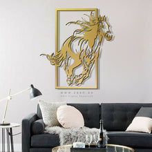 Load image into Gallery viewer, Horse Wall Art لوحة الخيل - Basic ( Wood &amp; Acrylic ) ( HZN20 )
