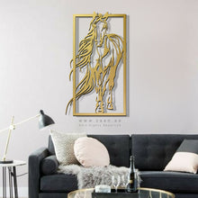 Load image into Gallery viewer, Horse Wall Art لوحة الخيل - Basic ( Wood &amp; Acrylic ) ( HZN012 )
