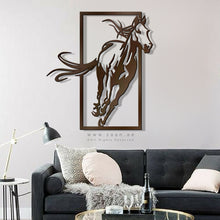 Load image into Gallery viewer, Horse Wall Art لوحة الخيل - Basic ( Wood &amp; Acrylic ) ( HZN24 )
