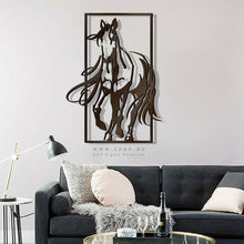 Load image into Gallery viewer, Horse Wall Art لوحة الخيل - Basic ( Wood &amp; Acrylic ) ( HZN28 )
