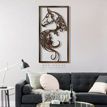 Load image into Gallery viewer, Horse Wall Art لوحة الخيل - Basic ( Wood &amp; Acrylic ) ( HZN016 )
