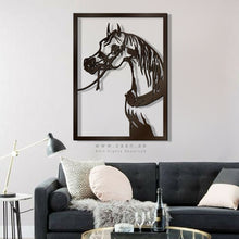 Load image into Gallery viewer, Horse Wall Art لوحة الخيل - Basic ( Wood &amp; Acrylic ) ( HZN18 )
