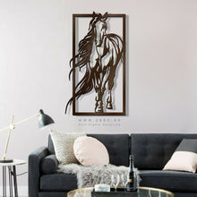 Load image into Gallery viewer, Horse Wall Art لوحة الخيل - Basic ( Wood &amp; Acrylic ) ( HZN012 )

