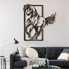 Load image into Gallery viewer, Horse Wall Art لوحة الخيل - Basic ( Wood &amp; Acrylic ) ( HZN26 )

