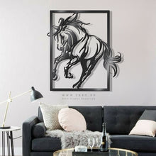 Load image into Gallery viewer, Horse Wall Art لوحة الخيل - Basic ( Wood &amp; Acrylic )  ( HZN014 )
