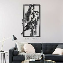 Load image into Gallery viewer, Horse Wall Art لوحة الخيل - Basic ( Wood &amp; Acrylic ) ( HZN012 )
