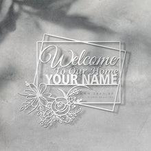 Load image into Gallery viewer, Customized Name plate  لوحة اسم المنزل - Premium ( Metal )
