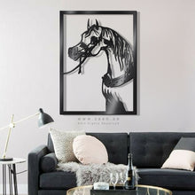 Load image into Gallery viewer, Horse Wall Art لوحة الخيل - Basic ( Wood &amp; Acrylic ) ( HZN18 )
