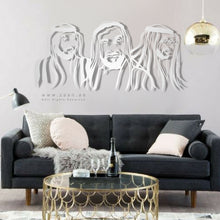 Load image into Gallery viewer, Sheikh Zayed, Sheikh Khalifa &amp; Sheikh Mohammed الشيخ زايد &amp; الشيخ خليفة &amp; الشيخ محمد - Premium ( Metal )
