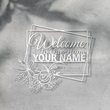 Load image into Gallery viewer, Customized Name plate  لوحة اسم المنزل - Premium ( Metal )
