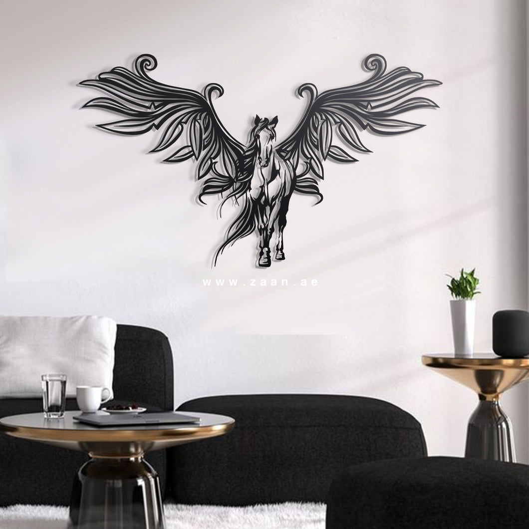 Horse Wall Art لوحة الخيل - Premium ( Metal ) ( HZN29 )