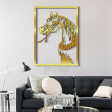 Load image into Gallery viewer, Horse Wall Art لوحة الخيل - Basic ( Wood &amp; Acrylic ) ( HZN18 )
