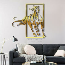 Load image into Gallery viewer, Horse Wall Art لوحة الخيل - Basic ( Wood &amp; Acrylic ) ( HZN22 )
