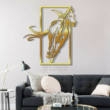 Load image into Gallery viewer, Horse Wall Art لوحة الخيل - Basic ( Wood &amp; Acrylic ) ( HZN24 )
