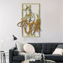 Load image into Gallery viewer, Horse Wall Art لوحة الخيل - Basic ( Wood &amp; Acrylic ) ( HZN28 )
