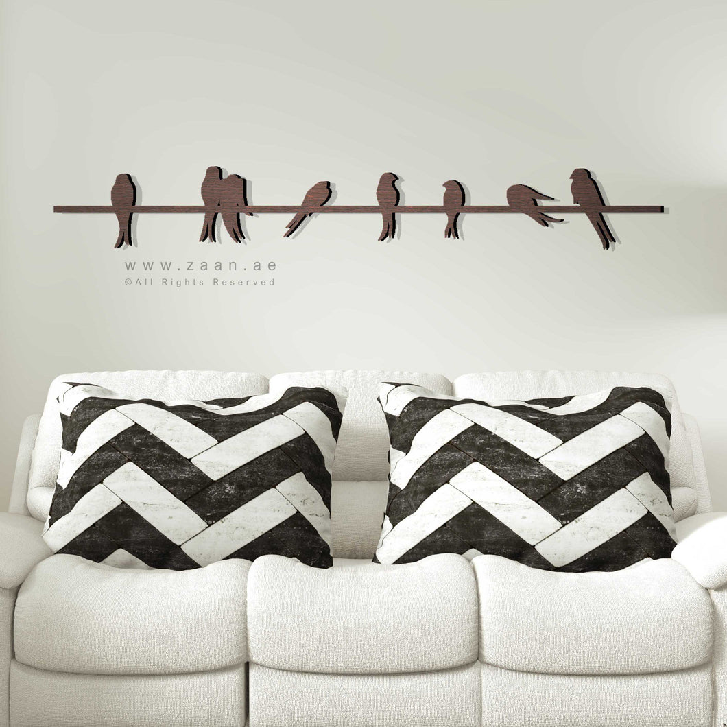 Birds Line Wall Art - Basic / Premium