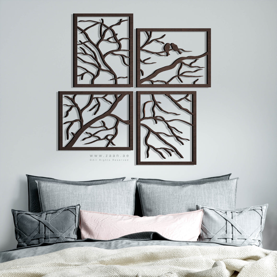 Tree Wall Art - Basic / Premium ( 4pc Set )