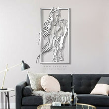 Load image into Gallery viewer, Horse Wall Art لوحة الخيل - Basic ( Wood &amp; Acrylic ) ( HZN012 )
