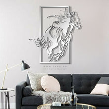 Load image into Gallery viewer, Horse Wall Art لوحة الخيل - Basic ( Wood &amp; Acrylic ) ( HZN20 )
