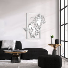 Load image into Gallery viewer, Horse Wall Art لوحة الخيل - Premium ( Metal ) ( HZN19 )
