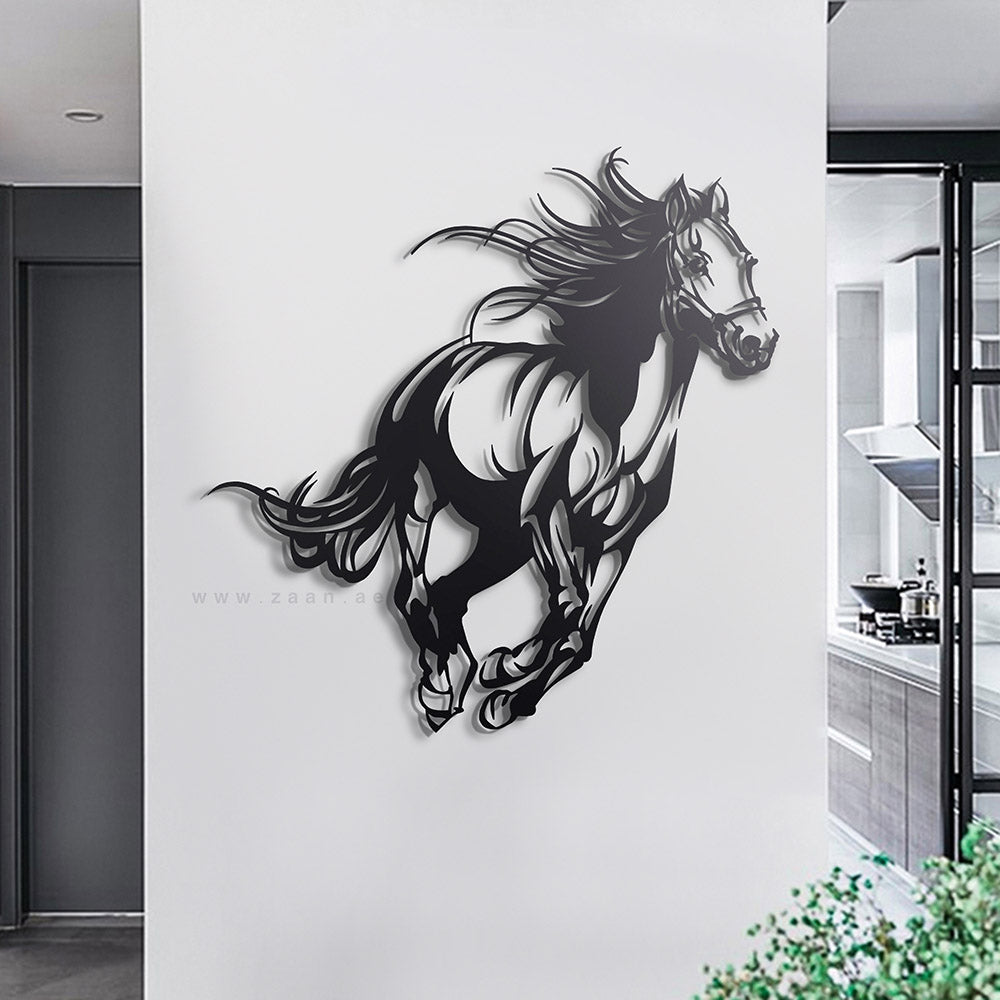 Horse Wall Art لوحة الخيل - Premium ( Metal ) ( HZN19 )