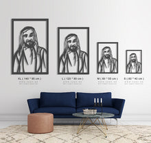 Load image into Gallery viewer, Sheikh Zayed bin Sultan Al Nahyan الشيخ زايد بن سلطان آل نهيان - Basic ( Wood &amp; Acrylic )
