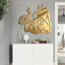 Load image into Gallery viewer, Horse Wall Art لوحة الخيل- Basic ( Wood &amp; Acrylic ) ( HZN010 )
