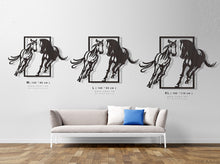 Load image into Gallery viewer, Horses Wall Art لوحة الخيول - Basic ( Wood &amp; Acrylic ) ( HZN09 )
