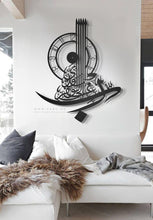 Load image into Gallery viewer, &quot;Rabb ighfir li wa li waalidaya&quot; Wall Clock  &quot; ساعة حائط &quot; رب اغفر لي ولوالدي - Premium ( CKZN03 )
