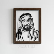Load image into Gallery viewer, ( VIP ) Sheikh Zayed, Sheikh Mohammed &amp; Sheikh Mohammed الشيخ زايد &amp; الشيخ محمد &amp; الشيخ محمد - Premium ( Metal + Beech Wood ) ( 3pc Set ) ( VPSZN05 )
