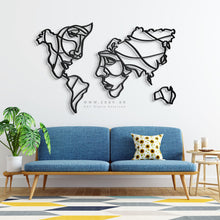 Load image into Gallery viewer, World Map Wall Art - Basic / Premium ( MPZN02 )
