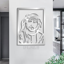 Load image into Gallery viewer, Sheikh Hamdan bin Rashid الشيخ حمدان بن محمد بن راشد - Basic ( Wood &amp; Acrylic )
