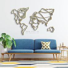 Load image into Gallery viewer, World Map Wall Art - Basic / Premium ( MPZN02 )
